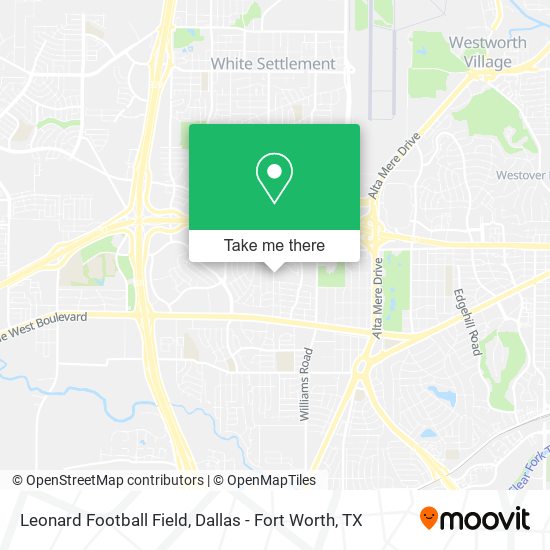 Mapa de Leonard Football Field