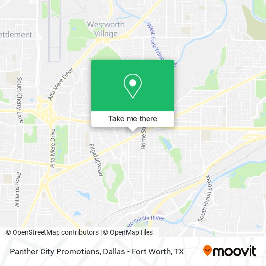 Panther City Promotions map