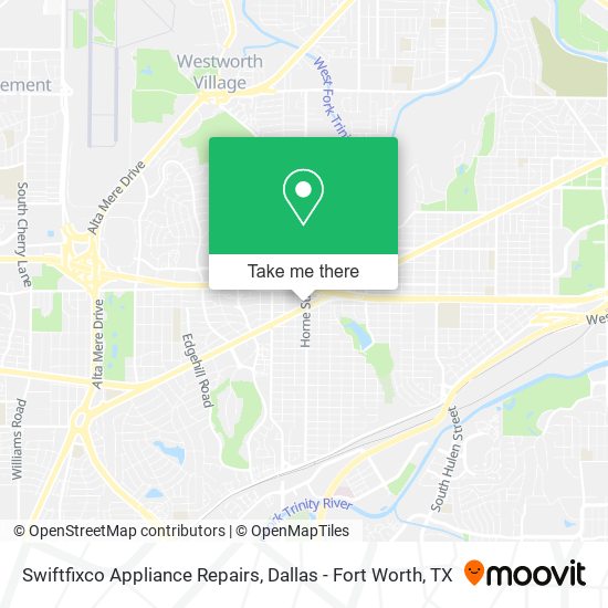 Swiftfixco Appliance Repairs map