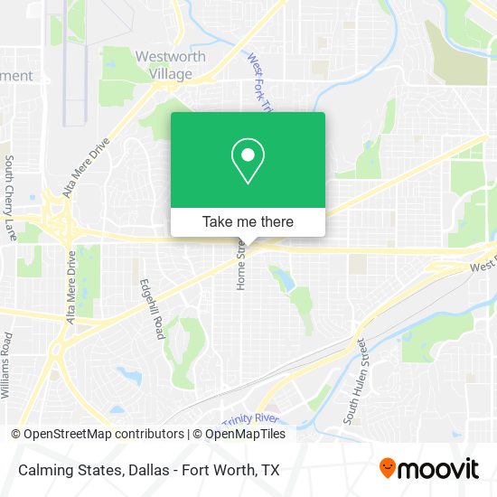 Calming States map
