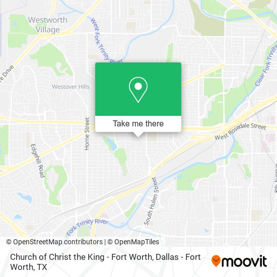 Mapa de Church of Christ the King - Fort Worth