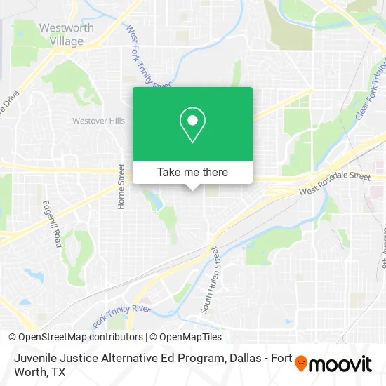 Juvenile Justice Alternative Ed Program map