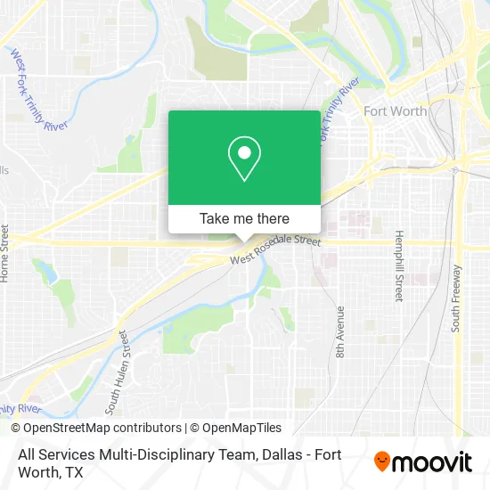 All Services Multi-Disciplinary Team map