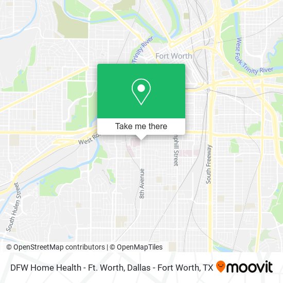 Mapa de DFW Home Health - Ft. Worth