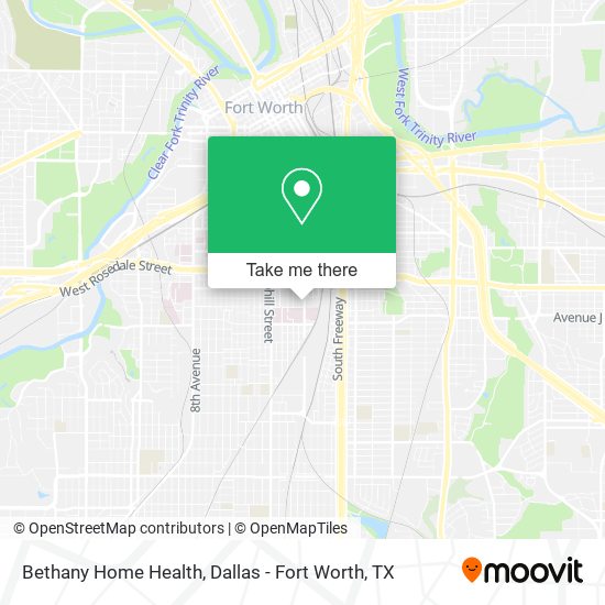 Bethany Home Health map