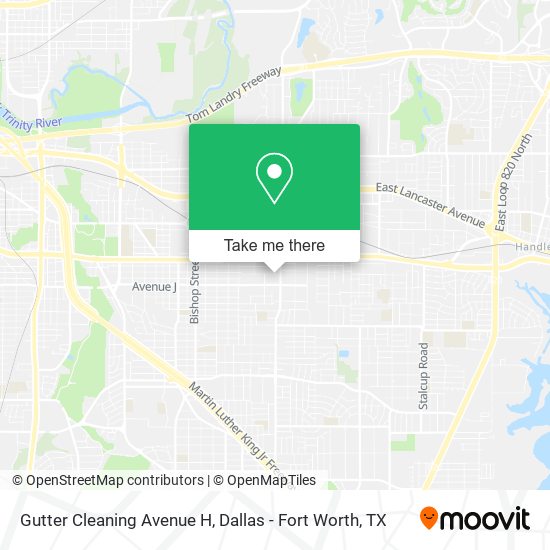 Mapa de Gutter Cleaning Avenue H