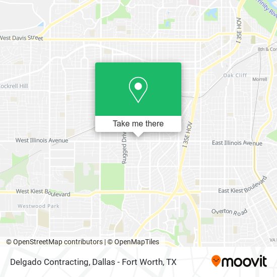 Delgado Contracting map