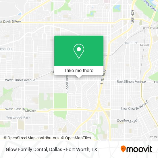 Mapa de Glow Family Dental