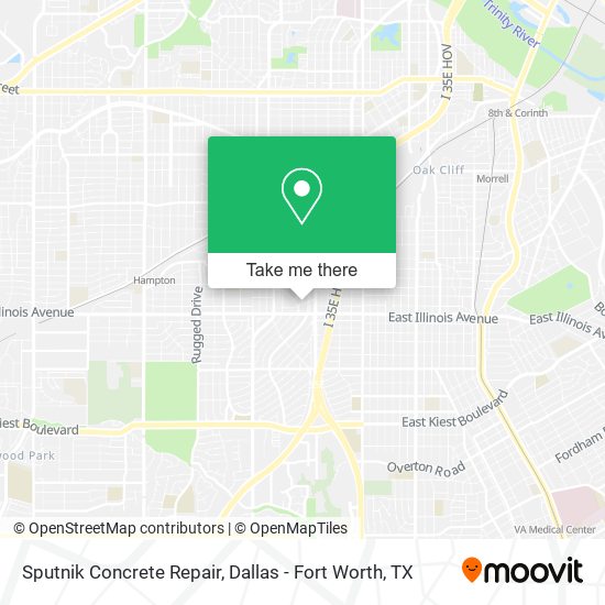 Mapa de Sputnik Concrete Repair