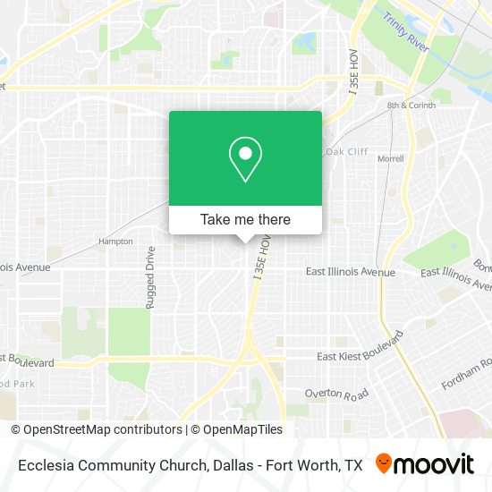 Ecclesia Community Church map