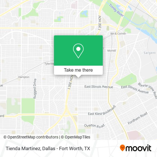 Tienda Martinez map