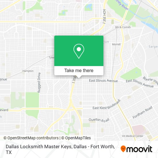 Dallas Locksmith Master Keys map