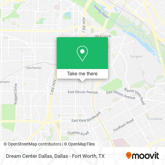 Mapa de Dream Center Dallas