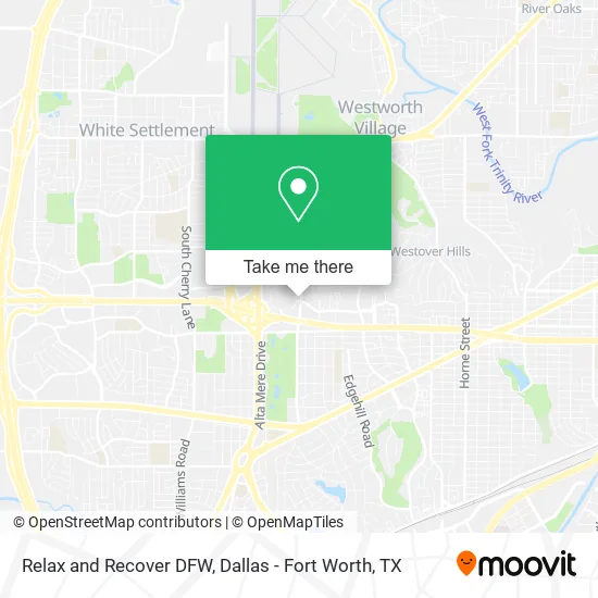 Mapa de Relax and Recover DFW