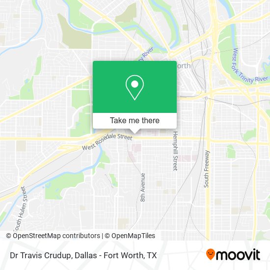 Dr Travis Crudup map