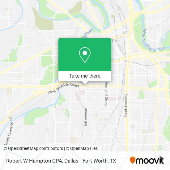 Robert W Hampton CPA map