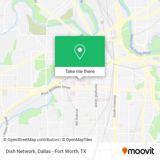 Mapa de Dish Network