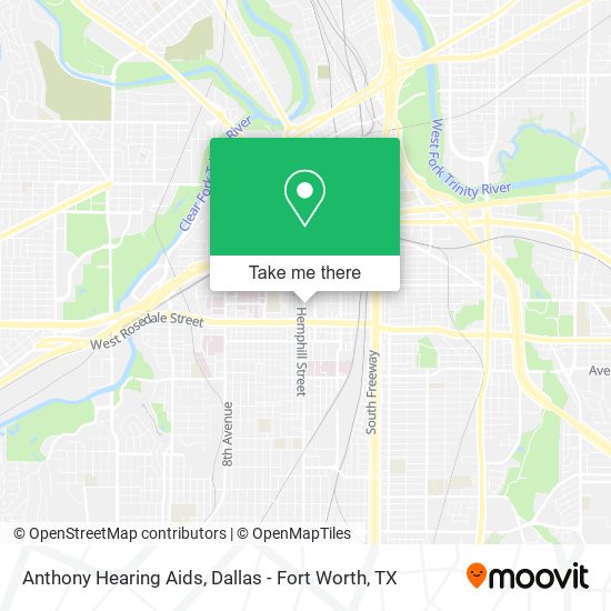 Anthony Hearing Aids map