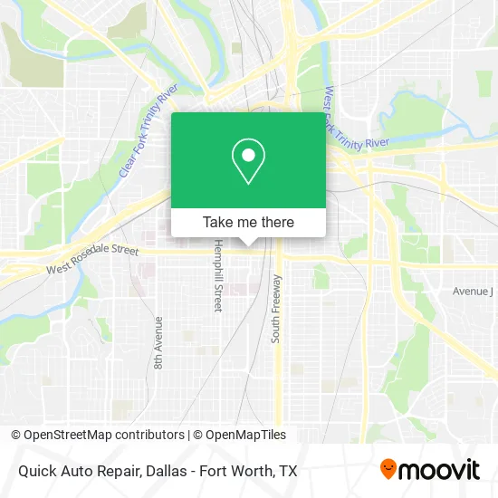Quick Auto Repair map