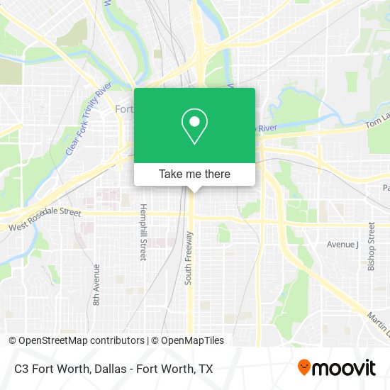 C3 Fort Worth map