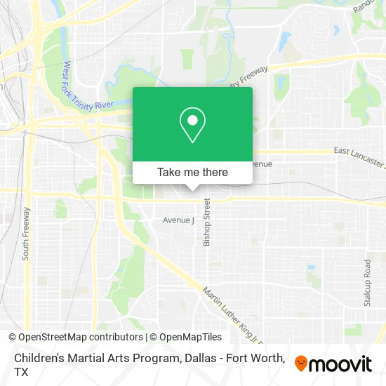 Mapa de Children's Martial Arts Program