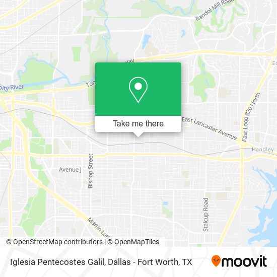 Mapa de Iglesia Pentecostes Galil