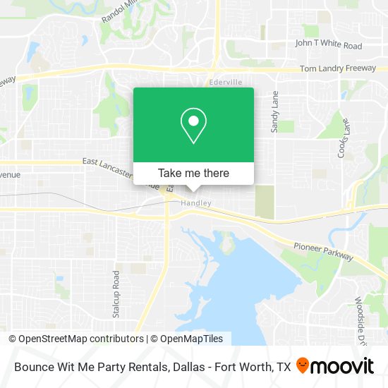 Mapa de Bounce Wit Me Party Rentals