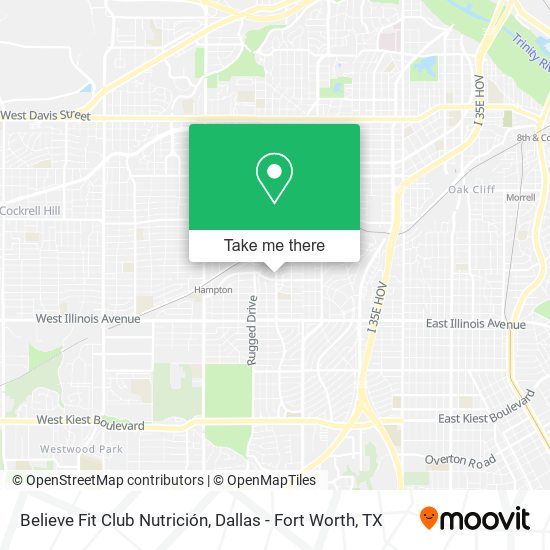 Believe Fit Club Nutrición map