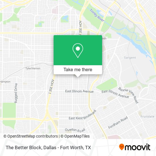 The Better Block map