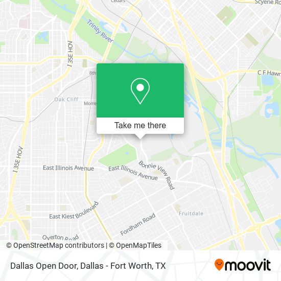 Mapa de Dallas Open Door