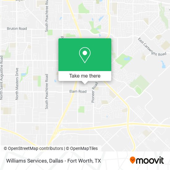Mapa de Williams Services