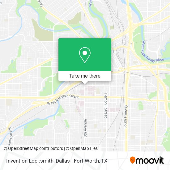 Mapa de Invention Locksmith