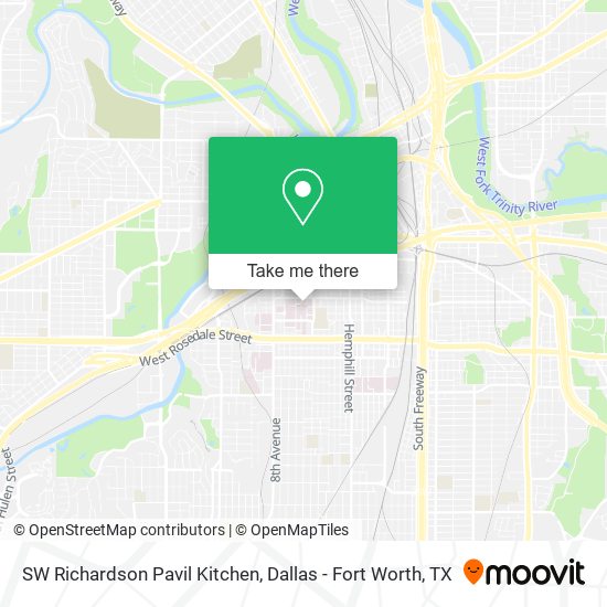 Mapa de SW Richardson Pavil Kitchen