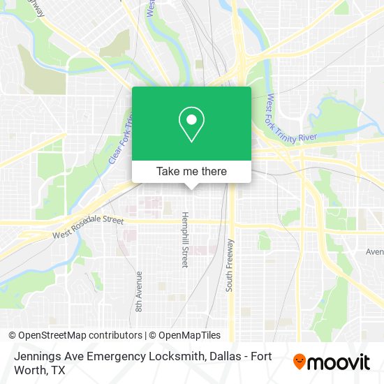 Jennings Ave Emergency Locksmith map