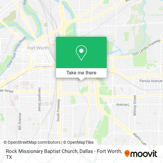 Rock Missionary Baptist Church map