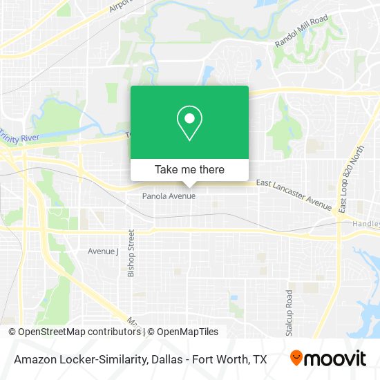 Mapa de Amazon Locker-Similarity