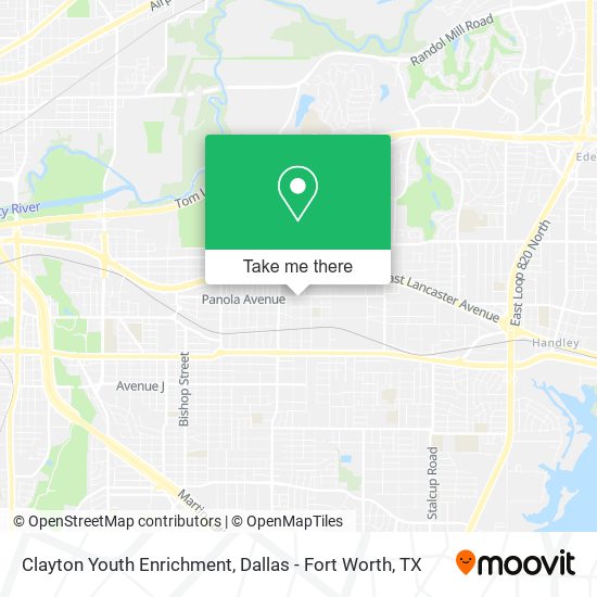 Clayton Youth Enrichment map