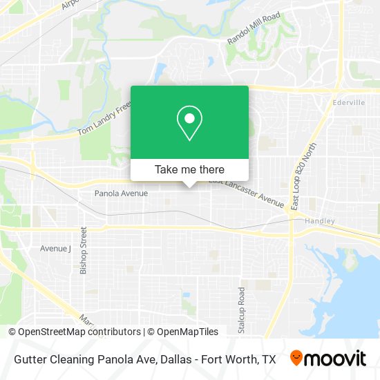 Gutter Cleaning Panola Ave map