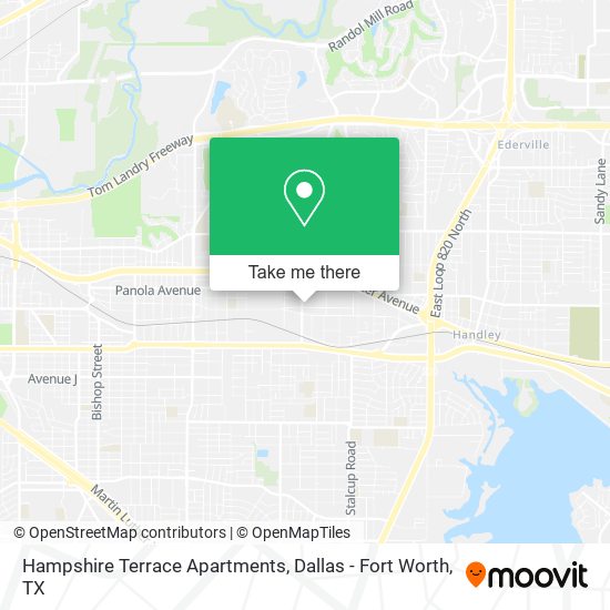 Mapa de Hampshire Terrace Apartments
