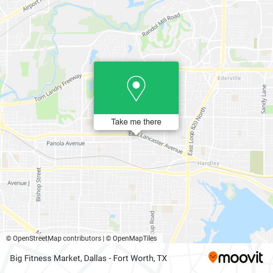Big Fitness Market map