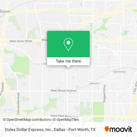 Mapa de Dolex Dollar Express, Inc.