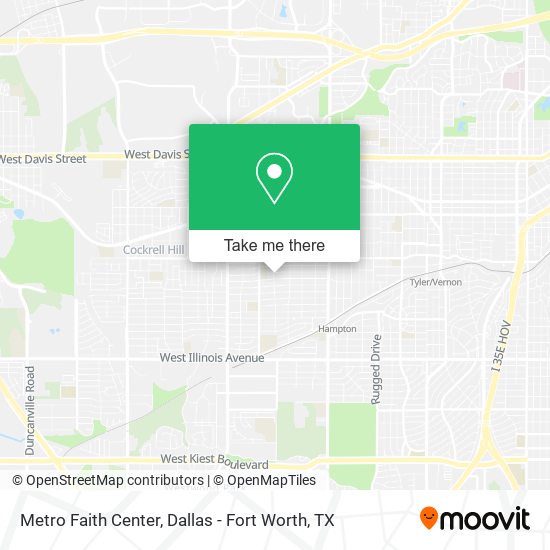Metro Faith Center map