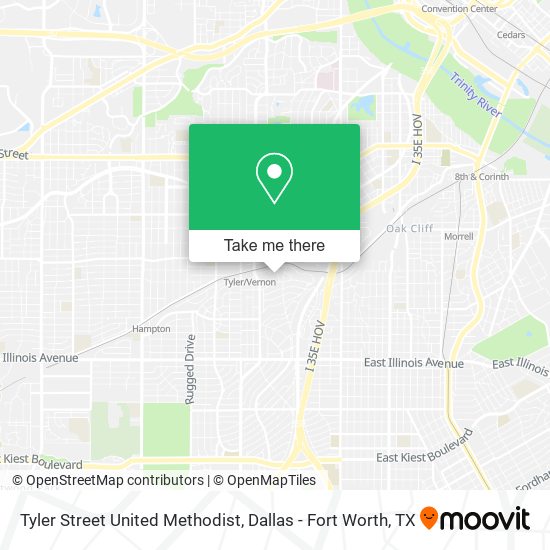 Mapa de Tyler Street United Methodist