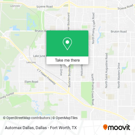 Mapa de Automax Dallas