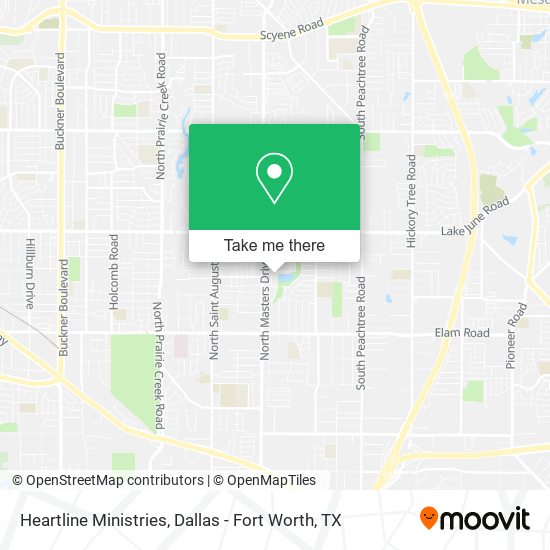 Heartline Ministries map