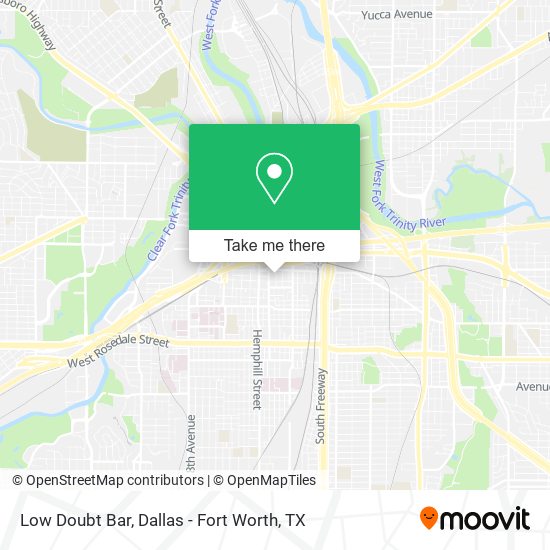 Low Doubt Bar map