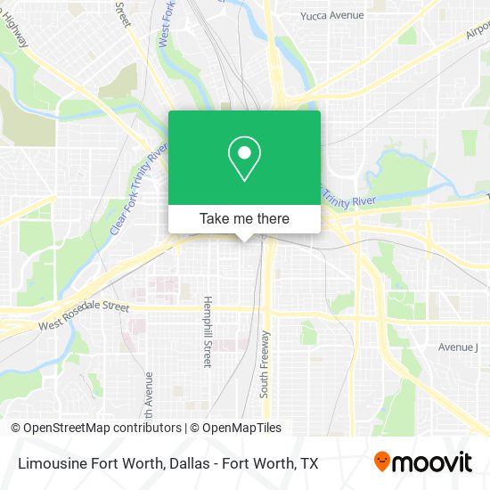 Mapa de Limousine Fort Worth