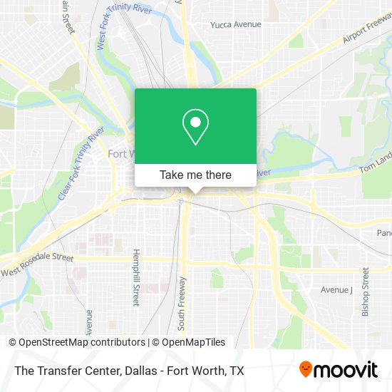 The Transfer Center map
