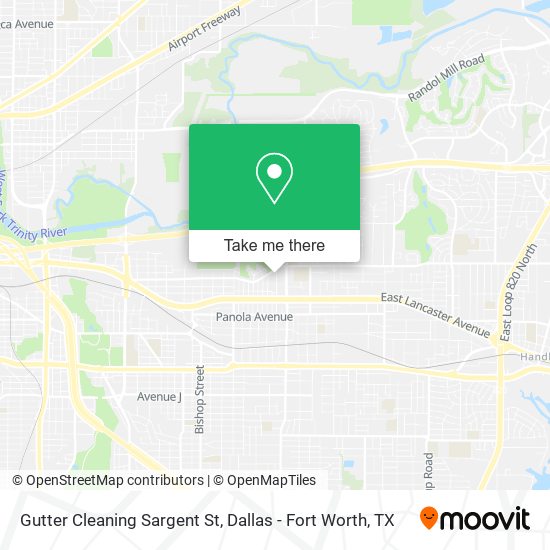 Mapa de Gutter Cleaning Sargent St