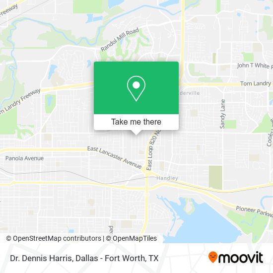 Dr. Dennis Harris map